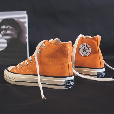 New Canvas Shoes Women Teenagers Skateboard Shoes Spring Summer Candy Color Street Sneaker All Match Outdoor Footware 35-40 - Virtual Blue Store