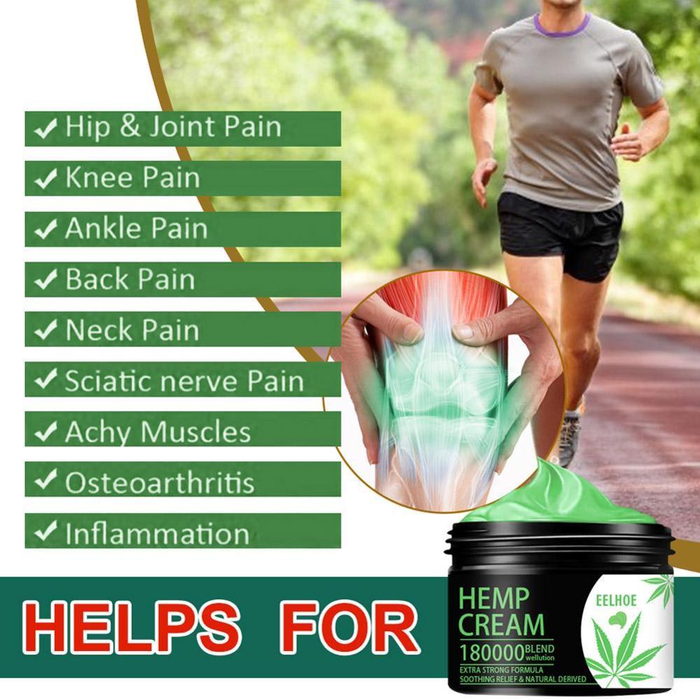 Pain Relief Back Pain Muscle Pain Sprain Arthritis Pain Muscle Pain Cream Hemp Soothing Cream - Virtual Blue Store