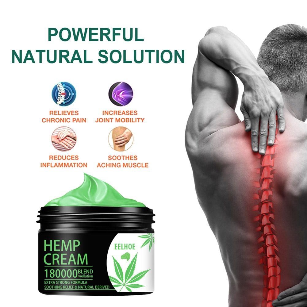 Pain Relief Back Pain Muscle Pain Sprain Arthritis Pain Muscle Pain Cream Hemp Soothing Cream - Virtual Blue Store
