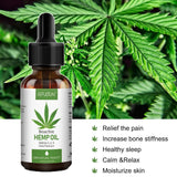 30ML 100% Premium Prue Hemp essential Oil 5000mg effective bio drop for Skin care and Relief Pain anti-anxiety and sleep better - Virtual Blue Store