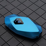 The New Diamond Rechargeable Arc Electric Lighter USB Charging Cigarette Windproof Cool Lighter Men's Gift - Virtual Blue Store