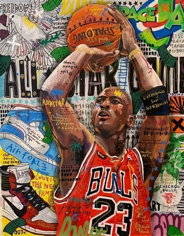 Graffiti Wall Art Famous Basketball Player Canvas Paintings on The Wall Art Street Posters and Prints for Home Cuadros Decor - Virtual Blue Store