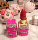 Novelty Lipstick Gas Cigarette Lighter Women Sexy Lighter,Funny Creative Rotation Ignition