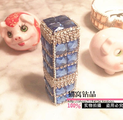 Novelty Lipstick Gas Cigarette Lighter Women Sexy Lighter,Funny Creative Rotation Ignition - Virtual Blue Store