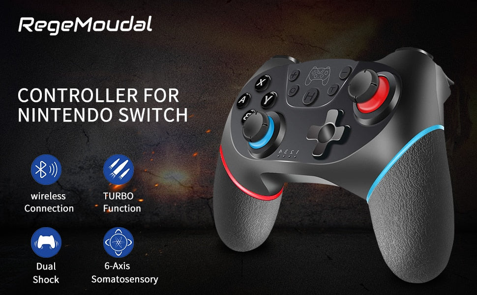 Wireless Joystick for NS Switch Pro Controller Switch Remote Gamepad Joystick Regemoudal Wireless Controller Nintendo Switch