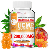 GreenPeople Hemp Gummies Apple Flavor Premium 1,200,000Mg Antidepressant Decompression Helps Sleep Rich In Vitamins&Omega 3-6-9 - Virtual Blue Store