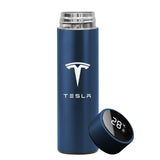 500ML Intelligent Thermos Temperature Display Customize Logo Stainless Steel Vacuum Water Cup For Tesla Model 3 2017 2018 2019 - Virtual Blue Store