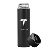 500ML Intelligent Thermos Temperature Display Customize Logo Stainless Steel Vacuum Water Cup For Tesla Model 3 2017 2018 2019 - Virtual Blue Store