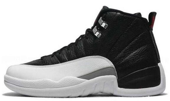 New 12 Reverse Flu Game University Gold Dark Concord Dark Grey OVO White Men Basketball Shoes 12s Playoff French Blue Sneakers - Virtual Blue Store