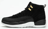 New 12 Reverse Flu Game University Gold Dark Concord Dark Grey OVO White Men Basketball Shoes 12s Playoff French Blue Sneakers - Virtual Blue Store