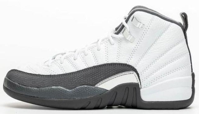 New 12 Reverse Flu Game University Gold Dark Concord Dark Grey OVO White Men Basketball Shoes 12s Playoff French Blue Sneakers - Virtual Blue Store