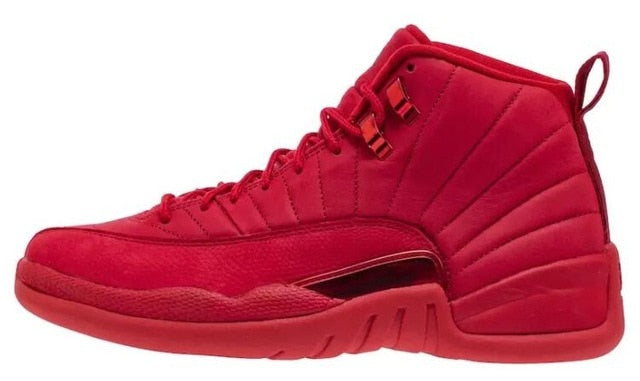 New 12 Reverse Flu Game University Gold Dark Concord Dark Grey OVO White Men Basketball Shoes 12s Playoff French Blue Sneakers - Virtual Blue Store