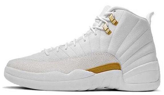 New 12 Reverse Flu Game University Gold Dark Concord Dark Grey OVO White Men Basketball Shoes 12s Playoff French Blue Sneakers - Virtual Blue Store