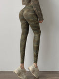 Camouflage Scrunch Butt Fitness Leggings Women Tummy Control High Waist Elastic Yoga Pants Gym Quick-Dry Squat Workout Tights - Virtual Blue Store