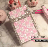84mm Cigarette Handmade Sticky Rhinestones Metal Cigarettes Case Box With USB Chargeable Lighter - Virtual Blue Store
