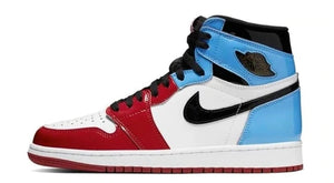 Air jordan 1 fearless aj1 men's shoe with red and blue stitching for comfort - Virtual Blue Store