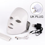 NOBOX-Minimalism Design 7 Colors LED Facial Mask Photon Therapy Anti-Acne Wrinkle Removal Skin Rejuvenation Face Skin Care Tools - Virtual Blue Store