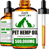 Catfit Natural Hemp Essential Oil Pet Anxiety Relief Pain Relief Oil Pet hair Care Oil Improve Immunity for Dogs and Cat