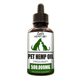 Catfit Natural Hemp Essential Oil Pet Anxiety Relief Pain Relief Oil Pet hair Care Oil Improve Immunity for Dogs and Cat - Virtual Blue Store