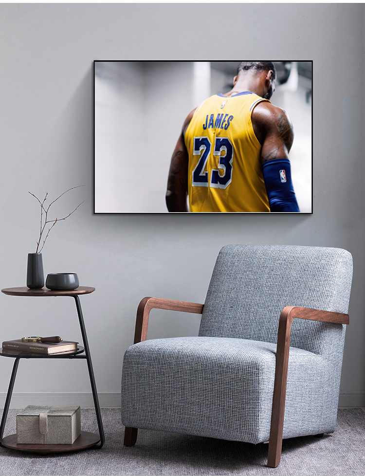 LeBron James Poster Canvas Painting Basketball Star Wall Art decor Picture Home Decoration Habitation Decorative for Living room - Virtual Blue Store