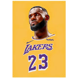 LeBron James Poster Canvas Painting Basketball Star Wall Art decor Picture Home Decoration Habitation Decorative for Living room - Virtual Blue Store