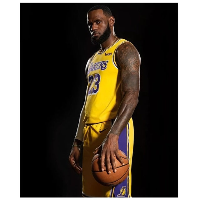 LeBron James Poster Canvas Painting Basketball Star Wall Art decor Picture Home Decoration Habitation Decorative for Living room - Virtual Blue Store
