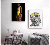 LeBron James Poster Canvas Painting Basketball Star Wall Art decor Picture Home Decoration Habitation Decorative for Living room - Virtual Blue Store
