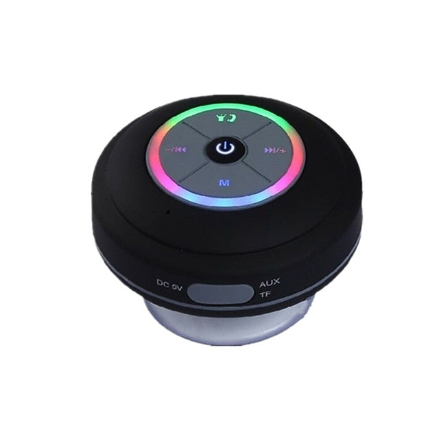 Cool Shower Speaker Wireless Portable Bluetooth Speaker Waterproof Bluetooth Shower Speaker Hands-Free Car Portable Speaker - Virtual Blue Store