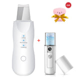 Ultrasonic Exfoliating Blackhead Remove Face Scrubber Vacuum Blemish Pimple Remover Pore Cleaning Tools Face Peeling Machine - Virtual Blue Store