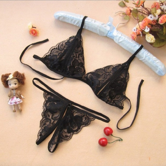 Plus Size Woman Lingerie Sexy Sleepwear Lace Dress Sexy Baby Doll Lingerie Hot Erotic Underwear Nightwear Pajamas Porno Costumes - Virtual Blue Store