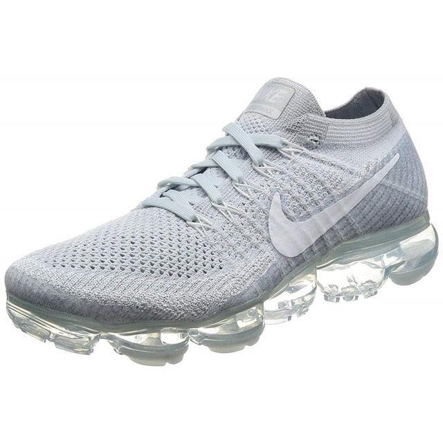 Nike- AIR VAPORMAX FLYKNIT 1.0 Comfortable Black White Women Men Sports Sneakers Breathable Running Shoes 36-45 - Virtual Blue Store