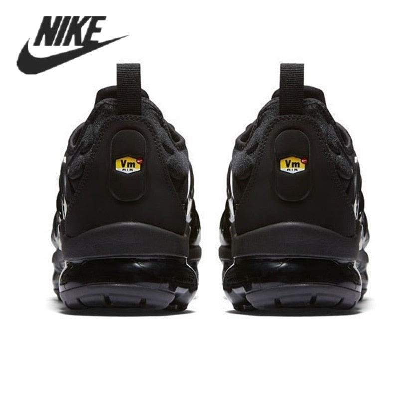 Nike- Air VaporMax Plus TN Women Men's Running Shoes Triple Black New Arrival Authentic Breathable Outdoor Sneakers 36-45 - Virtual Blue Store