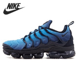Nike- Air VaporMax Plus TN Women Men's Running Shoes Triple Black New Arrival Authentic Breathable Outdoor Sneakers 36-45 - Virtual Blue Store