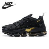 Nike- Air VaporMax Plus TN Women Men's Running Shoes Triple Black New Arrival Authentic Breathable Outdoor Sneakers 36-45 - Virtual Blue Store