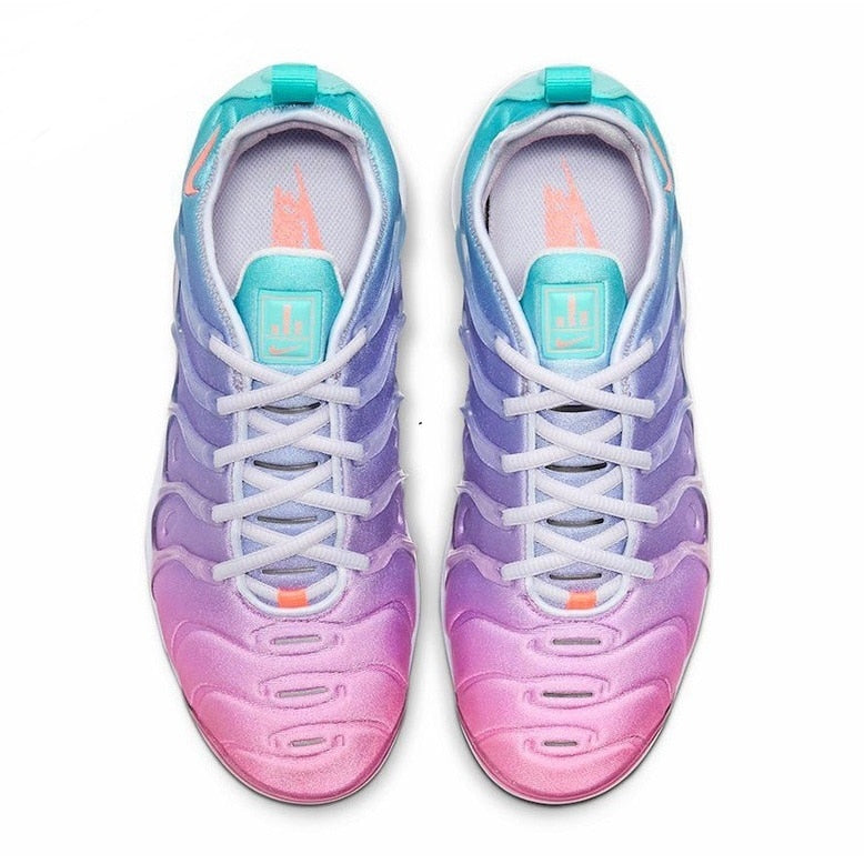 Nike- Air VaporMax Plus TN Women Men's Running Shoes Triple Black New Arrival Authentic Breathable Outdoor Sneakers 36-45 - Virtual Blue Store