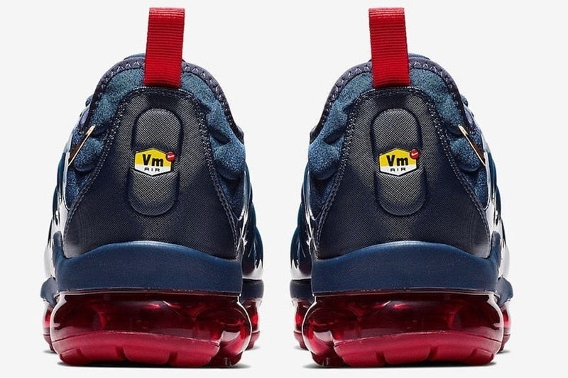 Nike- Air VaporMax Plus TN Women Men's Running Shoes Triple Black New Arrival Authentic Breathable Outdoor Sneakers 36-45 - Virtual Blue Store