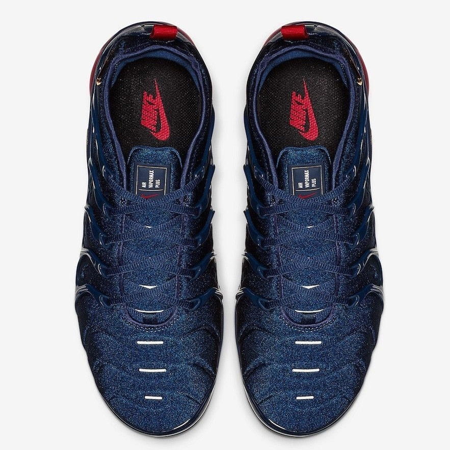 Nike- Air VaporMax Plus TN Women Men's Running Shoes Triple Black New Arrival Authentic Breathable Outdoor Sneakers 36-45 - Virtual Blue Store