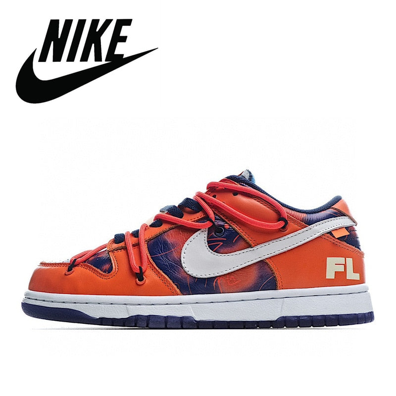 SCHNIKE SB Dunk Baja Blanco Unisex Zapatillas De Deporte Zapatos De Skate Zapatos - Virtual Blue Store