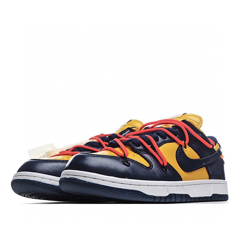 SCHNIKE SB Dunk Baja Blanco Unisex Zapatillas De Deporte Zapatos De Skate Zapatos - Virtual Blue Store