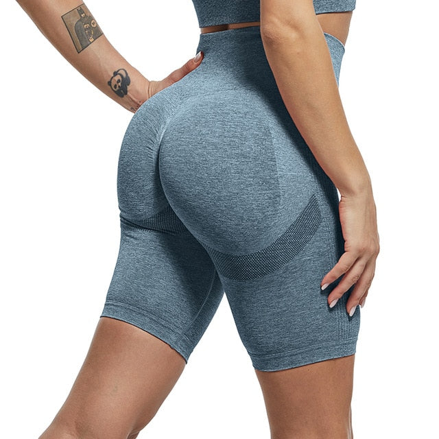 Sexy Women Leggings Bubble Butt Push Up Fitness Legging Slim High Waist Leggins Mujer Seamless Fitness Legging - Virtual Blue Store