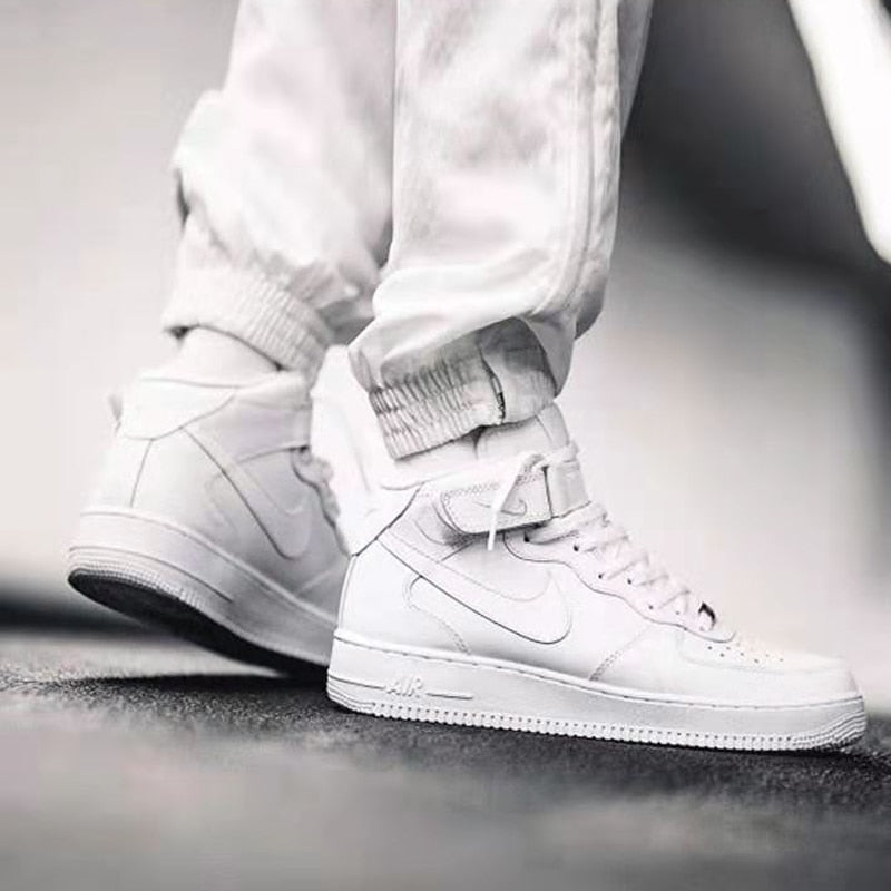 Mens AIR FORCE 1 Retro Low Mens Basketball Shoe Triple Black White UPTOWN Women AIR Mid '07 Sports Sneakers Running Shoes - Virtual Blue Store