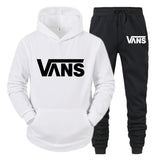 Casual Men Sets Clothing VVNS Tracksuit Casual Sportsuit Hoodies Sportswear Hooded Sweatshirt+Pant Pullover two piece Set