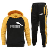 New Brand PNMN Men Clothing Sets Tracksuit 2 Piece Sets Hoodies+Pants Men's Sweater Set Sports Suit Streetswear Jackets