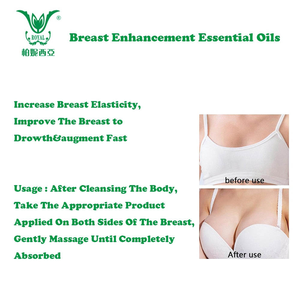 Breast Enlargement Essential Oil Frming Enhancement Breast Enlarge Big Bust Enlarging Bigger Chest Massage Breast Enlargement - Virtual Blue Store