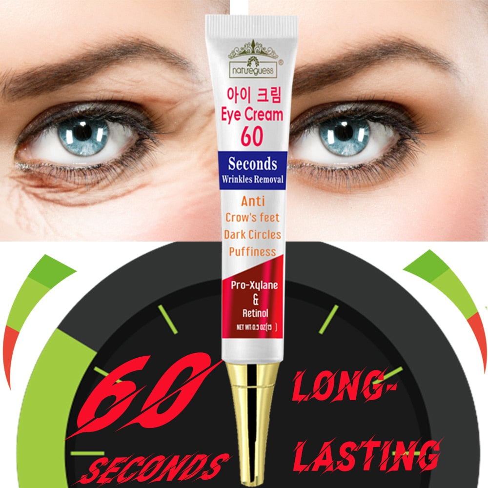 Instant Eye Cream Retinol Firming Anti Puffiness Aging Wrinkles Remove Dark Circles Moisturizing Skin Care Korean cosmetics - Virtual Blue Store