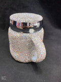 Sparkling Coffee Mug with Lid Ceramic Crystal Rhinestones Tumbler Cup Long Distance Relationship Gifts Milk Water Cups Cute - Virtual Blue Store