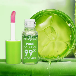 Women Aloe Lipstick Lip Tint Long Lasting Waterproof Moisturizing Nourish Lip Gloss Changeable Color - Virtual Blue Store