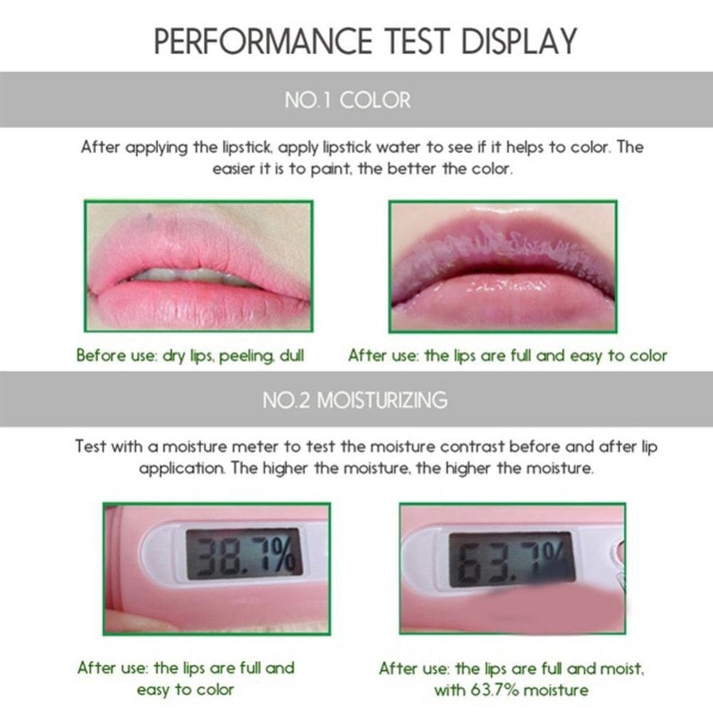 Women Aloe Lipstick Lip Tint Long Lasting Waterproof Moisturizing Nourish Lip Gloss Changeable Color - Virtual Blue Store