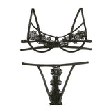 Women's 2pcs Sexy Erotic Lingerie Underwear Set Christmas European Clothing 2020 American Apparel Bandage Thong Panties - Virtual Blue Store