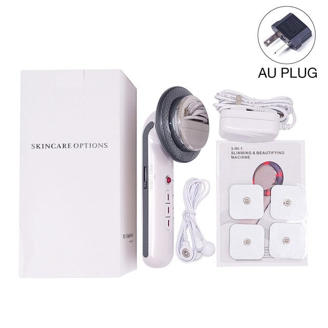 Facial Lifting Body Slimming Massager EMS Ultrasound Cavitation Lipo Fat Burner Machine Galvanic Infrared Ultrasonic Weight Lose - Virtual Blue Store